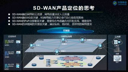 中国移动5G SD-WAN场景及关键技术分析